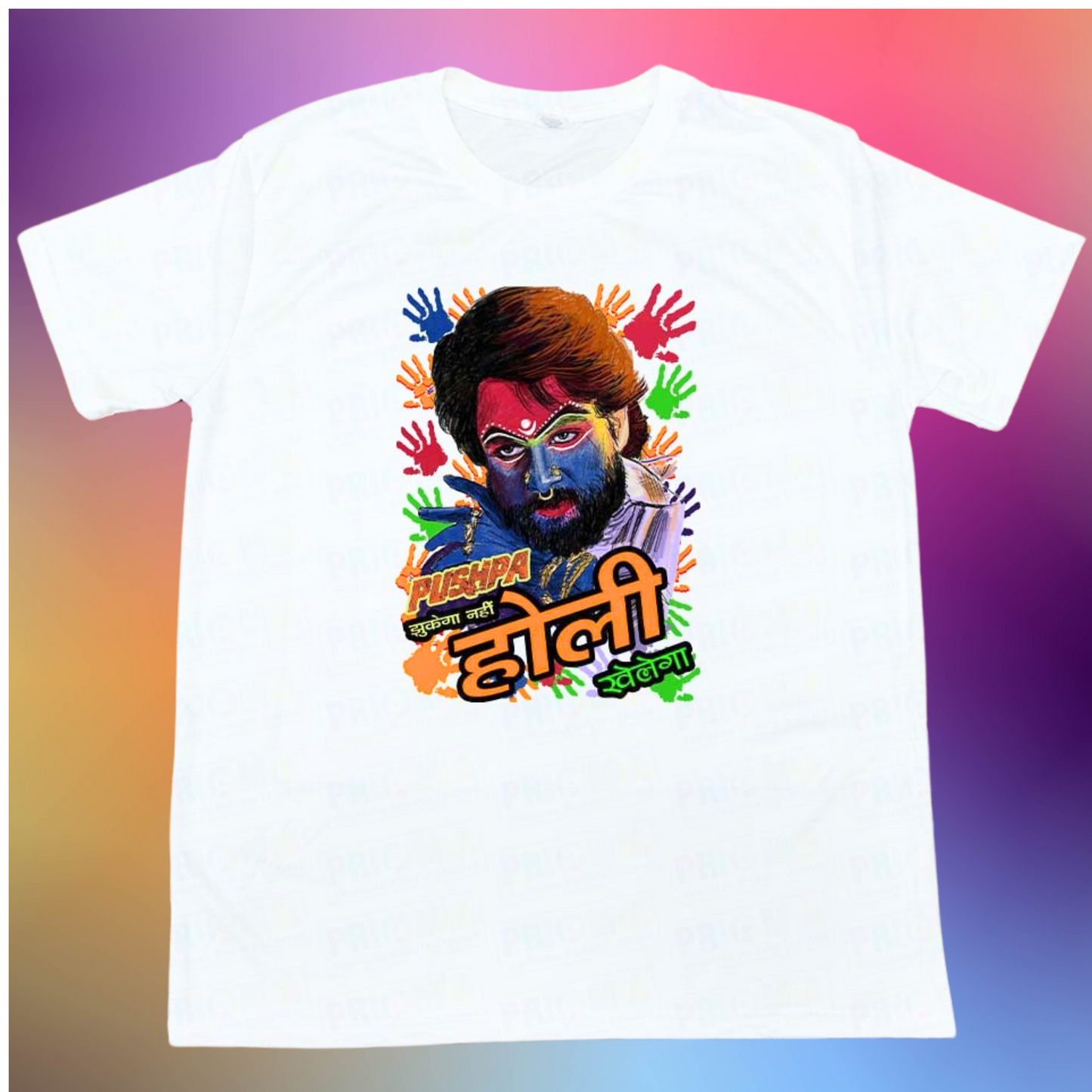 Lightweight 70-80 GSM Polyester Holi T-Shirts | Bulk & Corporate Custom T-Shirts
