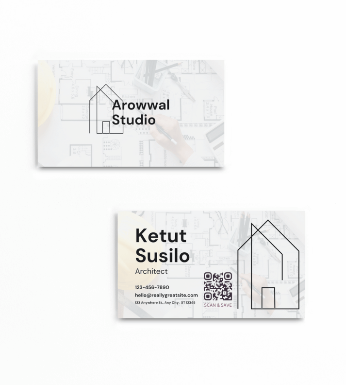 Architect Visiting Card | Premium Quality | 300 GSM | Customizable Design
