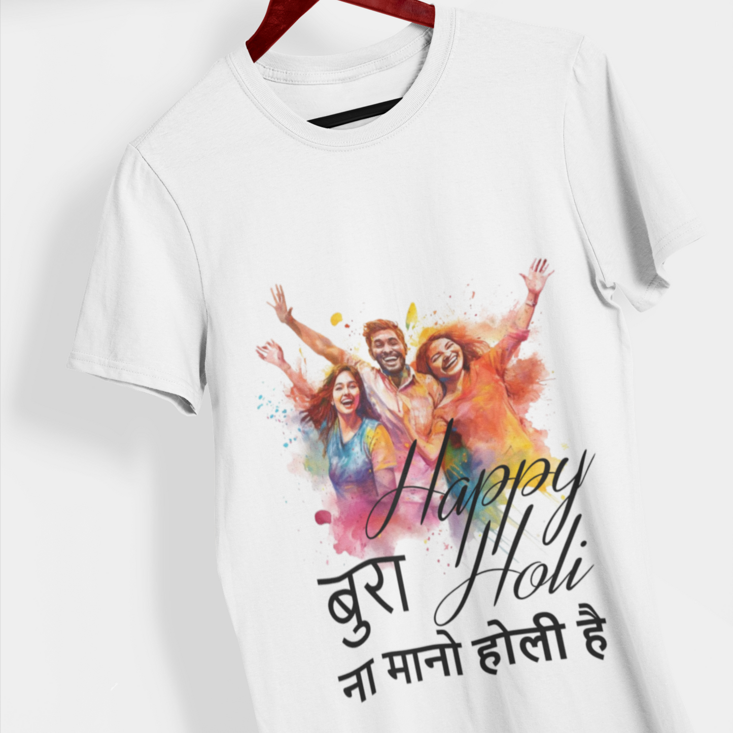 ColorBurst Holi T-Shirt - Vibrant & Festive