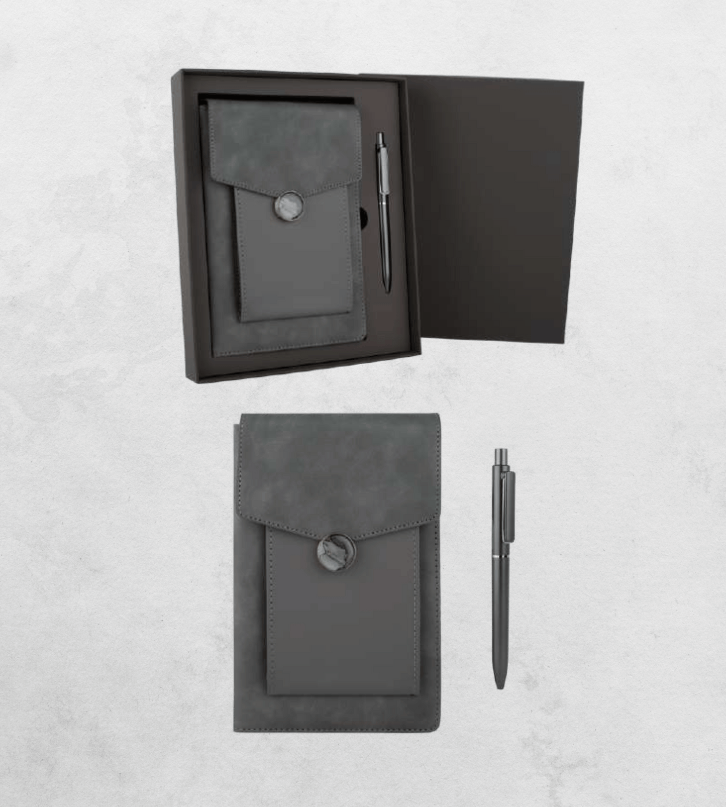 ColorSync Premium Set in grey, featuring a sleek and sophisticated collection of items, ideal for corporate gifting and professional use.