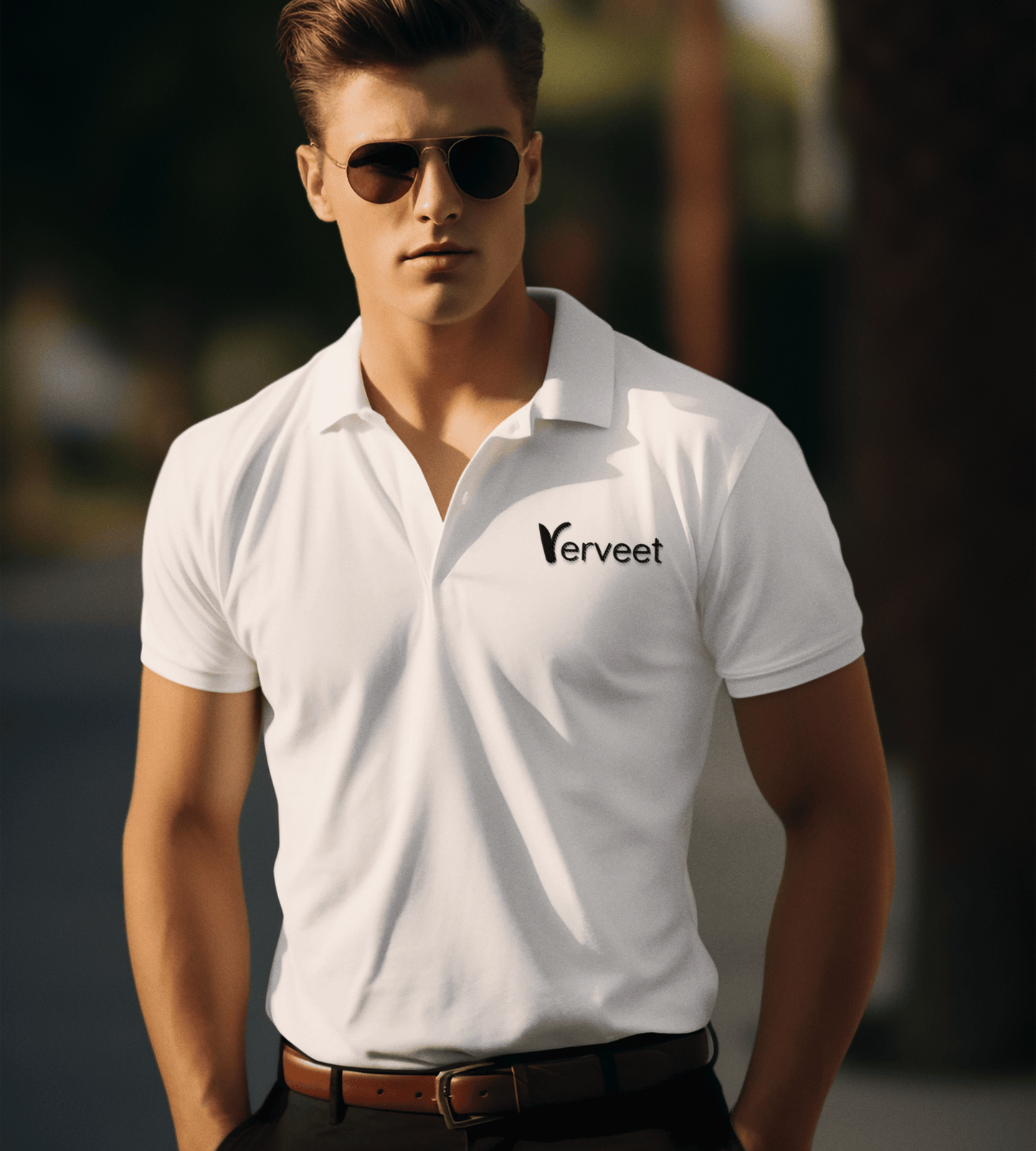 Custom Print T-Shirt, white, customizable and perfect for casual wear, branding, or promotional use.