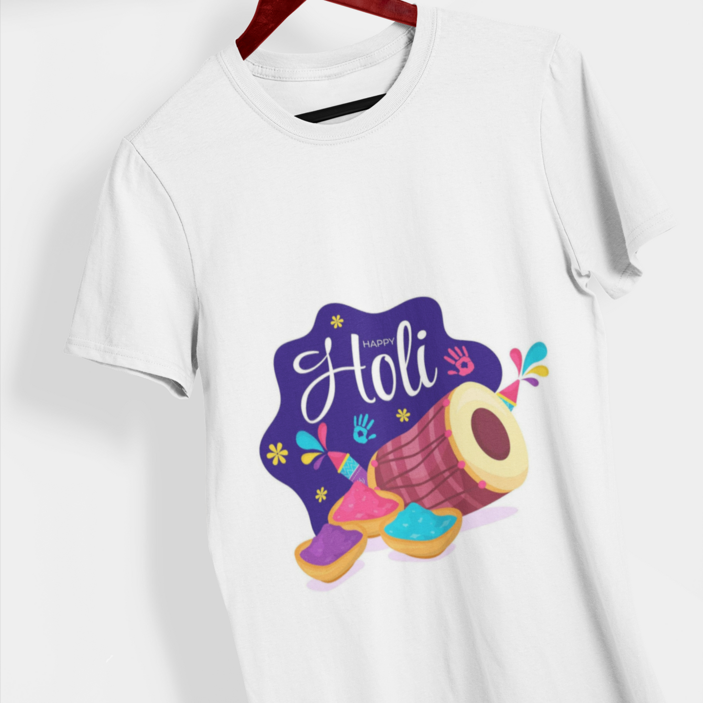 Festive Splash Holi T-Shirt - Perfect for Celebrations