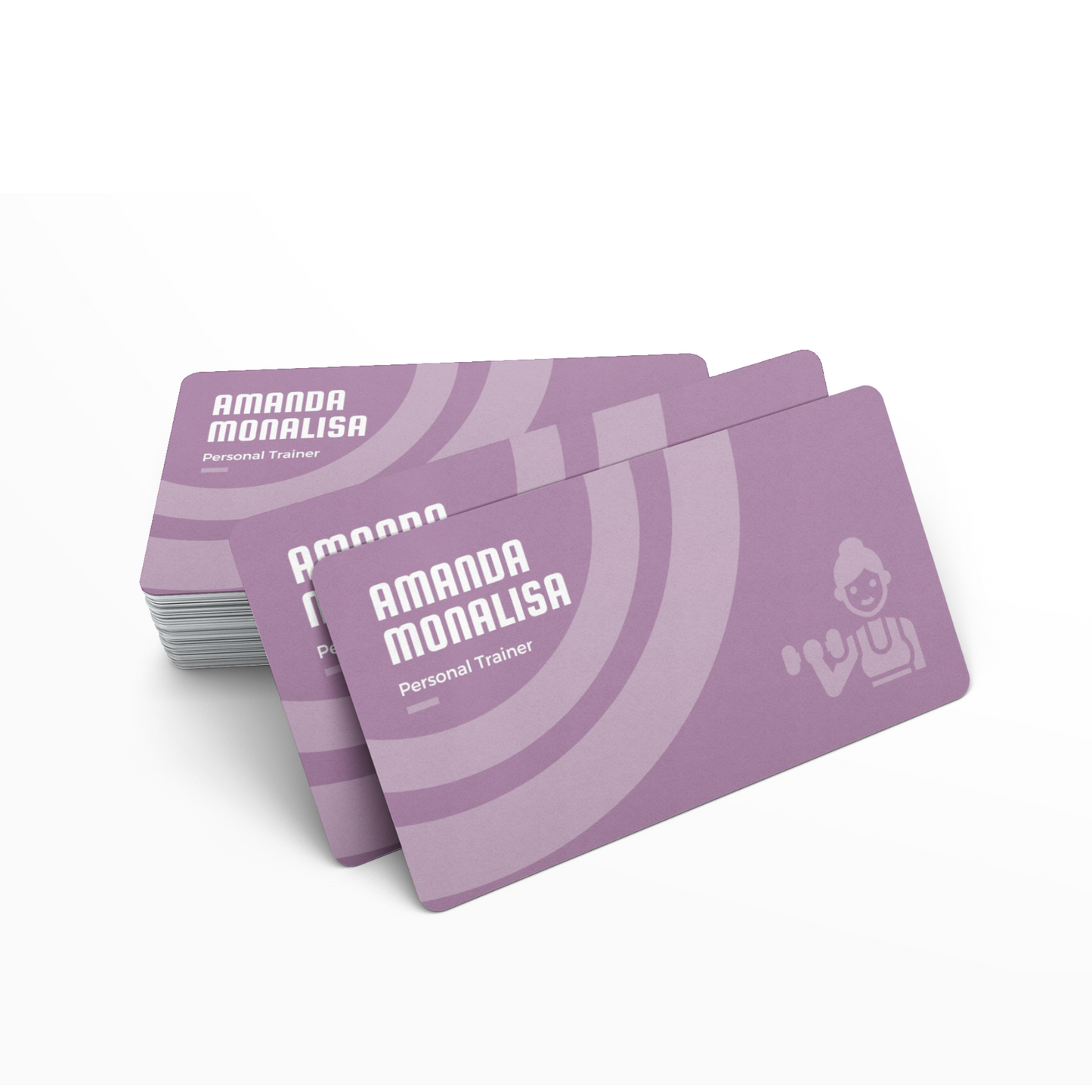 Fitness Trainer Visiting Card | Premium 350 GSM | Customizable Design | Professional Quality