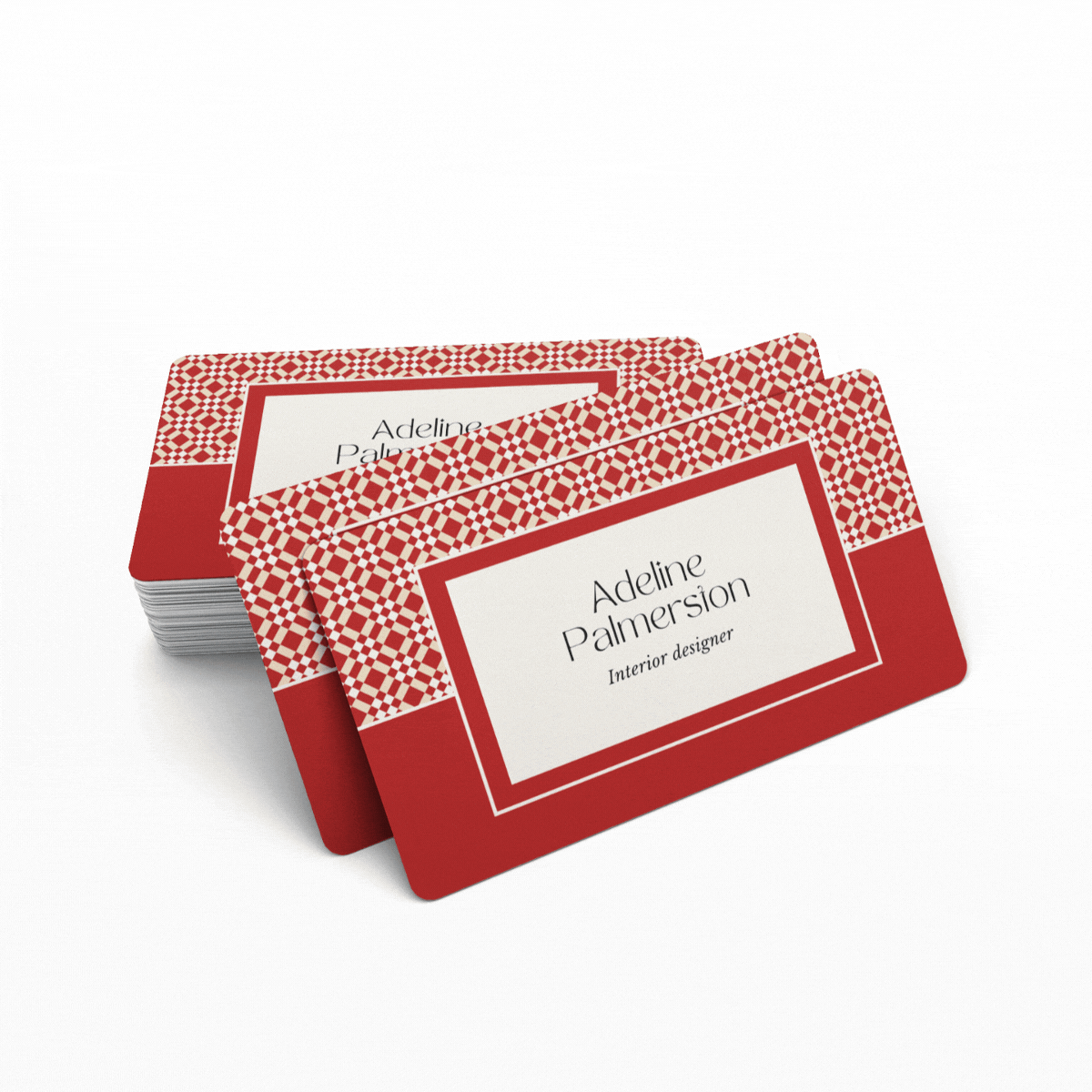 Interior Designer Business Card | Premium 350 GSM | Customizable Design | Professional Quality