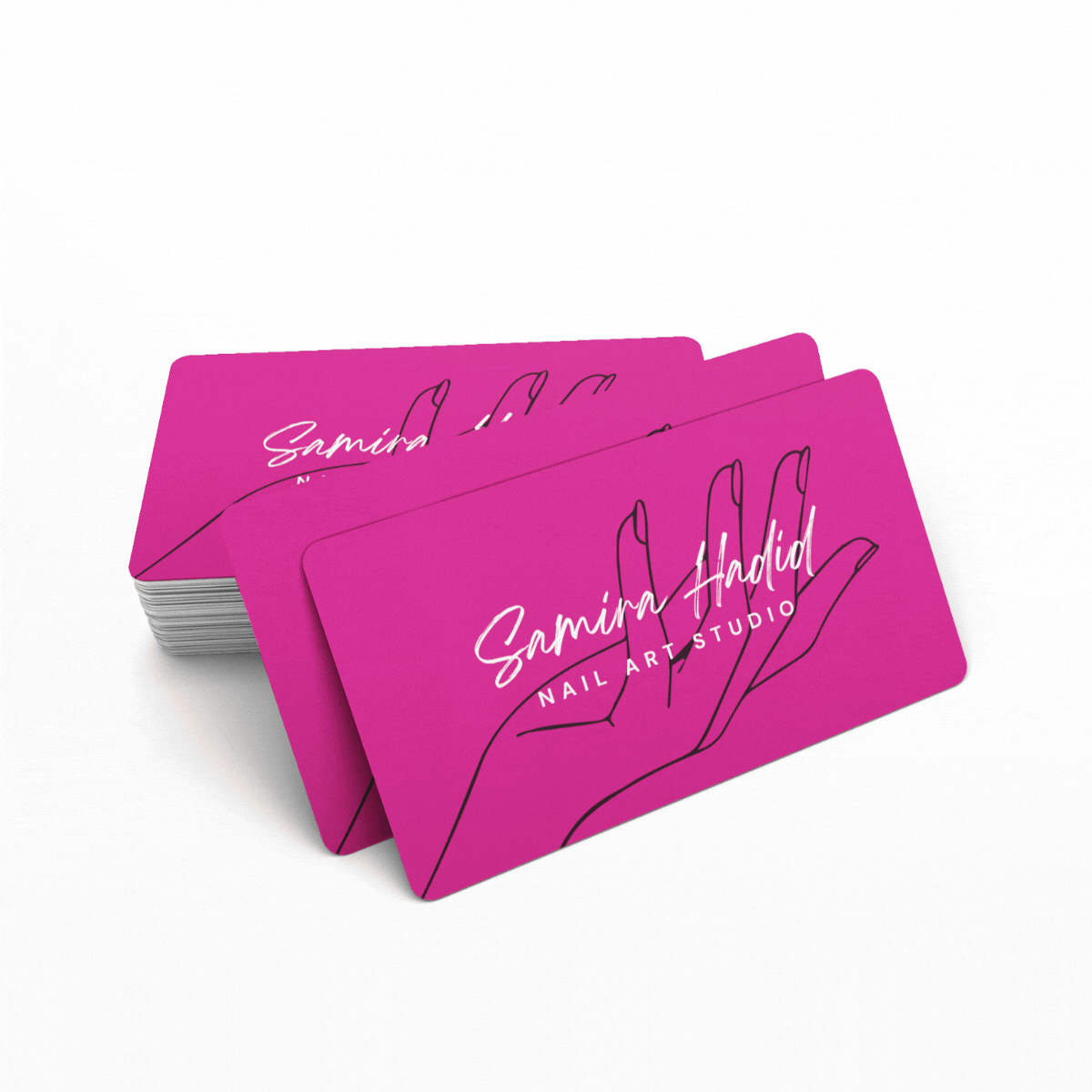 Makeup Artist Visiting Card | Premium 350 GSM | Customizable Design | Professional Quality