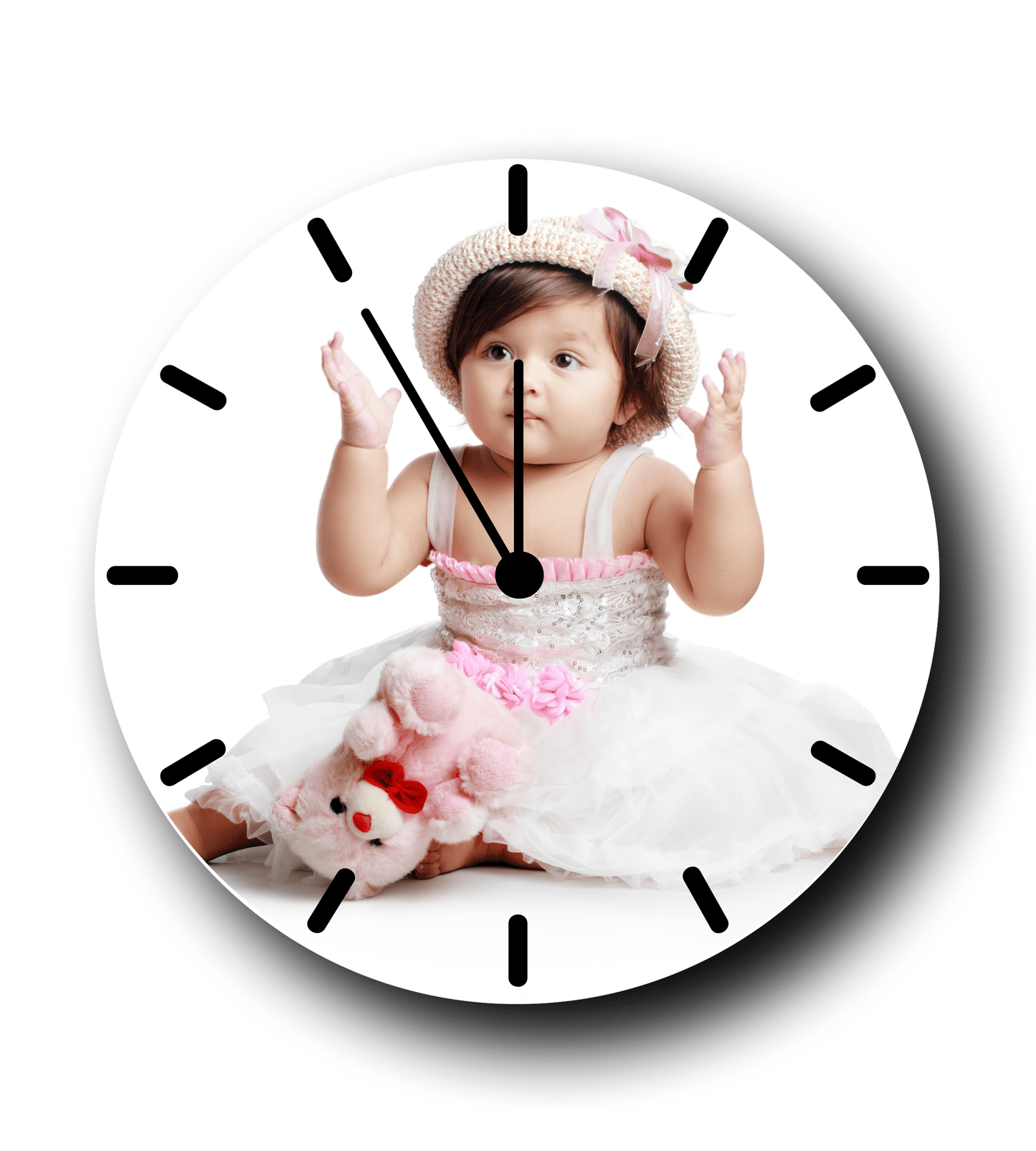 Personalized Clocks, customizable and perfect for home decor, gifts, or promotional use.
