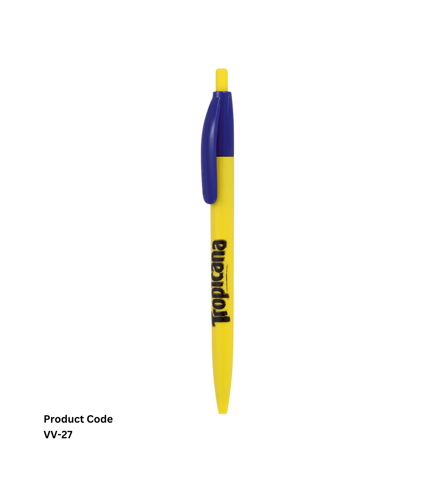 Personalized Plastic Pen VV27, stylish and customizable, ideal for corporate gifting or promotional use.