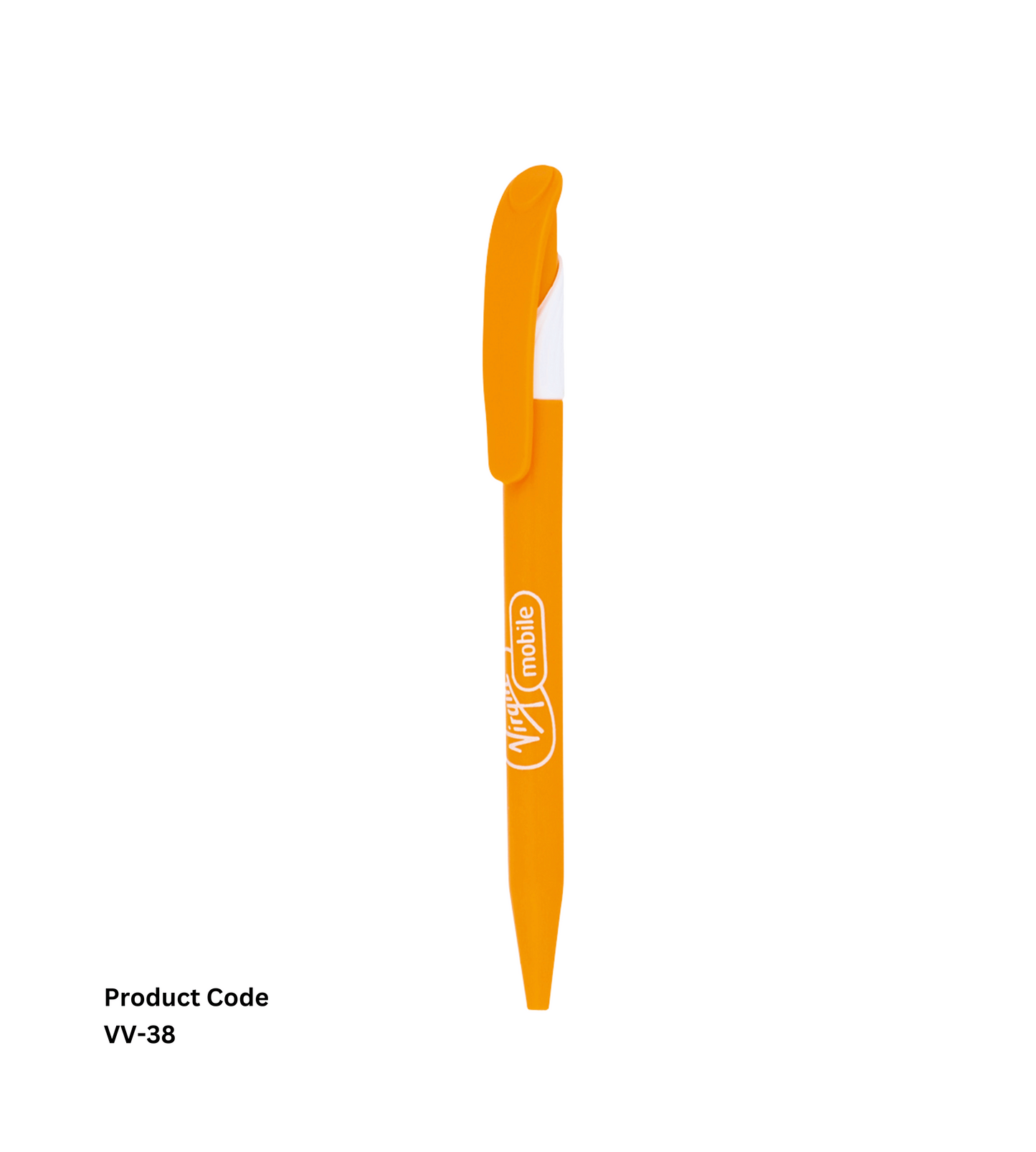 Personalized Plastic Pen VV38, sleek and customizable, ideal for promotional use or corporate gifting.