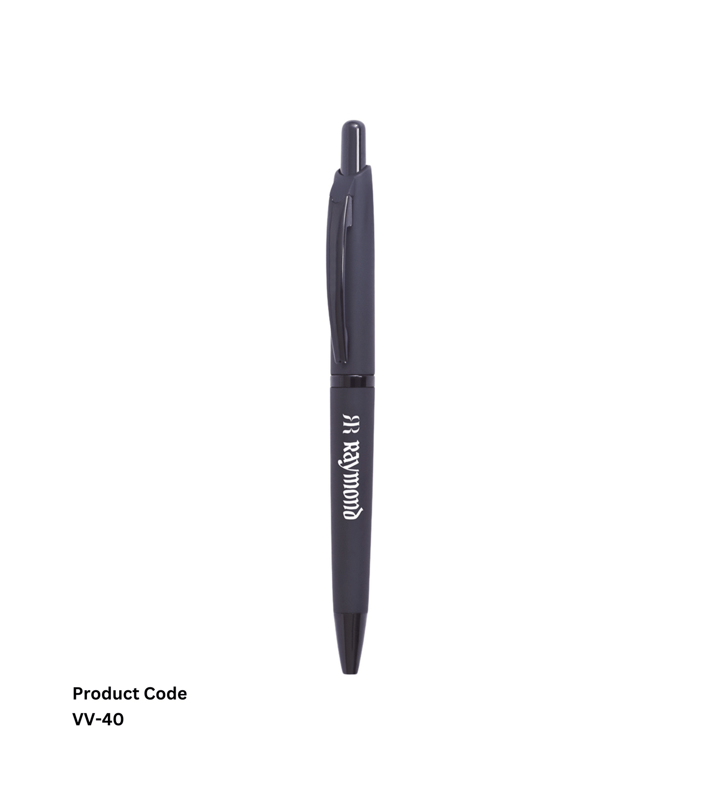 Personalized Plastic Pen VV40, sleek and customizable, ideal for corporate gifting or promotional purposes.