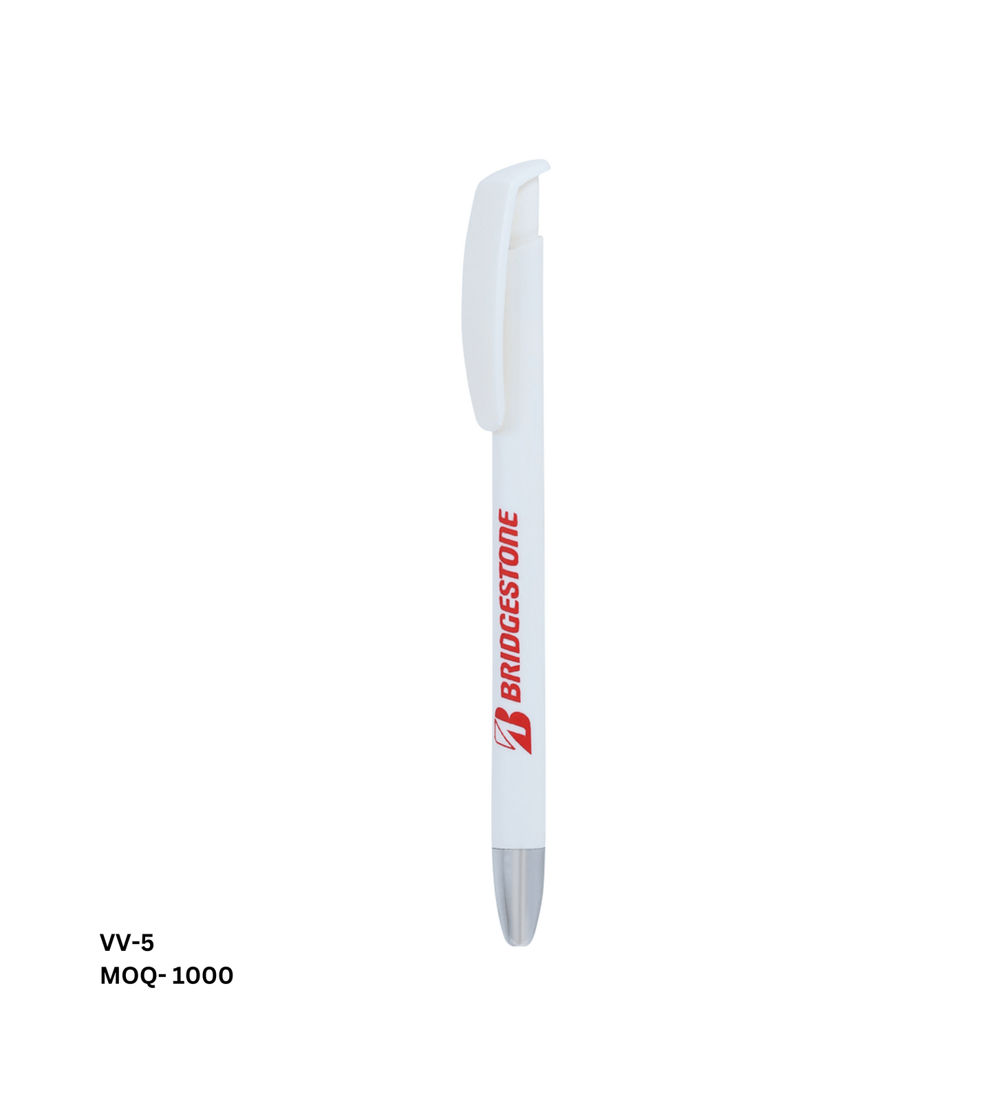 Personalized Plastic Pen VV05, stylish and customizable, ideal for promotional use or corporate gifting.