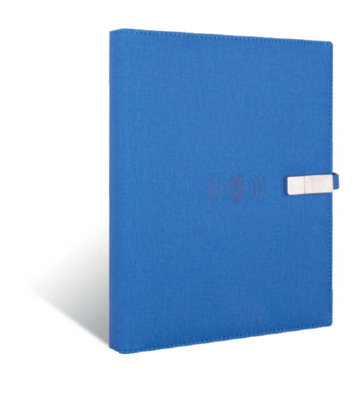 Power Bank Notebook VVPB-P11 | Folder with 8000mAh Power Bank & Wireless Charger