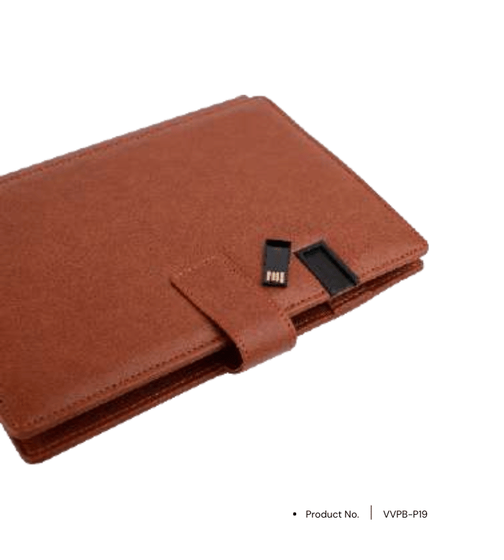 Power Bank Notebook VVPB-P19 | 5000mAh Power Bank with 16GB Pen Drive