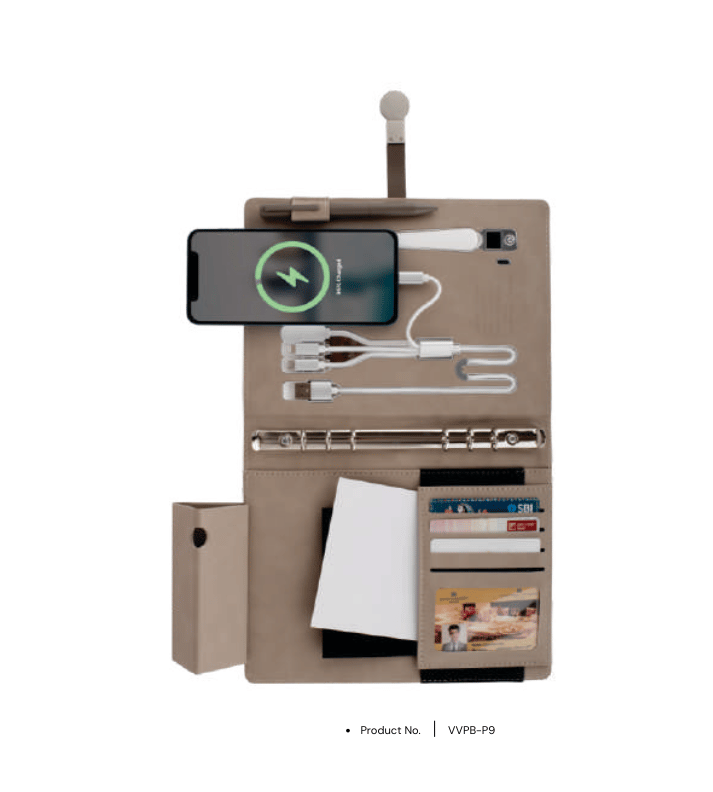 Power Bank Notebook VVPB-P9 | 10000mAh with Wireless Charger