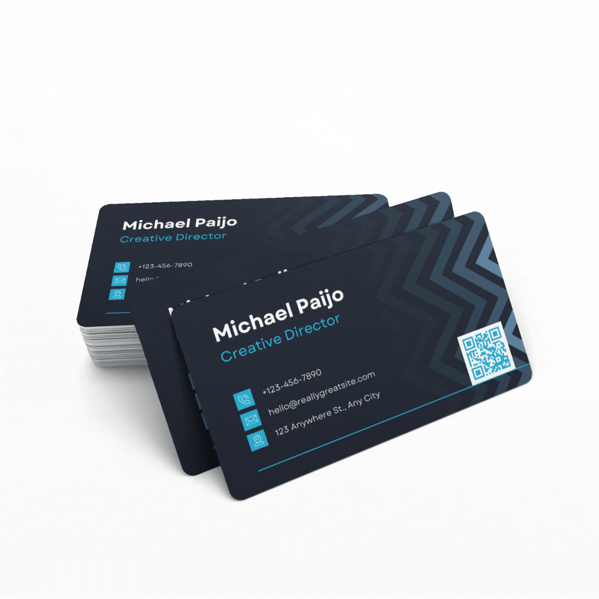 Professional Visiting Card for Filmmakers and Directors | 300 GSM | Transparent