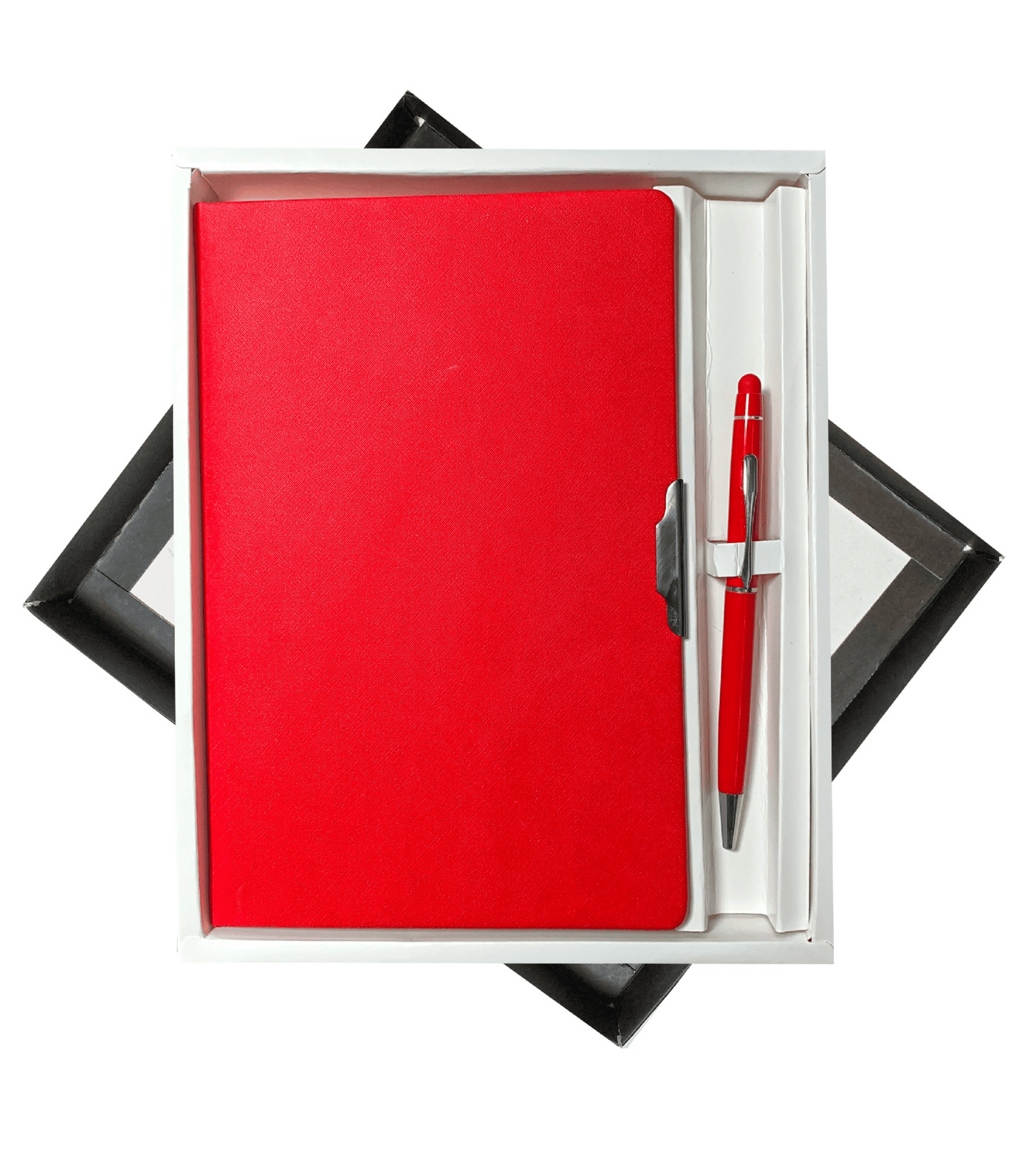 The **Verveet Scarlet Duo Set** is a stylish and sophisticated gift collection featuring two premium items, typically a pen and a cardholder or similar accessories, both designed with elegance and practicality in mind. The set is distinguished by its rich scarlet color, adding a bold and refined touch to any professional or personal setting. Perfect for corporate gifting, special occasions, or as a thoughtful gesture for clients or colleagues, the Verveet Scarlet Duo Set combines luxury with functionality,