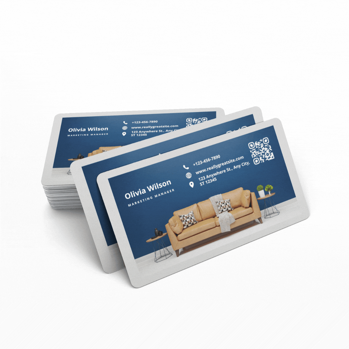Visiting Card for Interior Designer | Premium Quality | 250 GSM