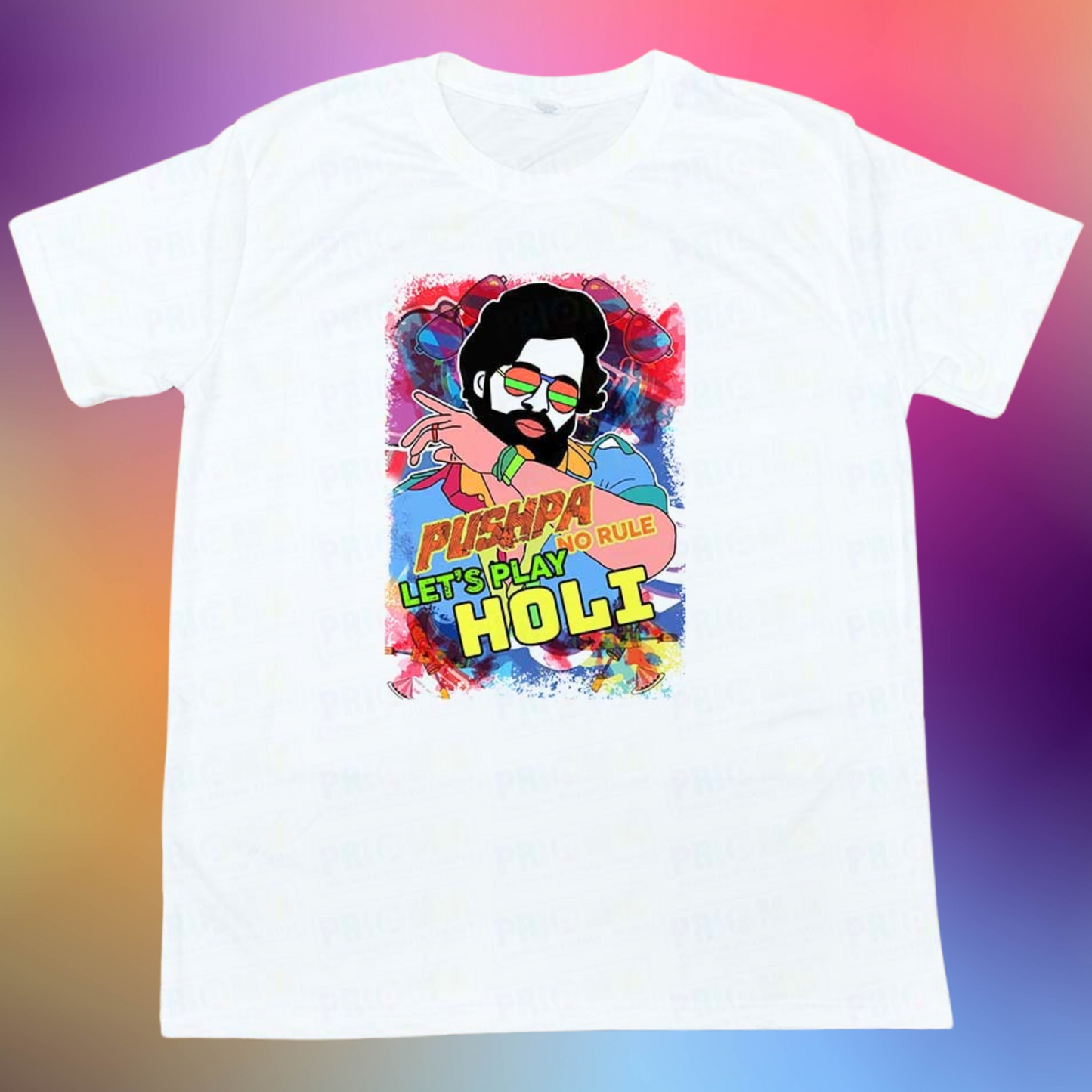 Custom Polyester Holi T-Shirts | Bulk & Corporate Holi T-Shirts | Quick-Dry & Comfortable