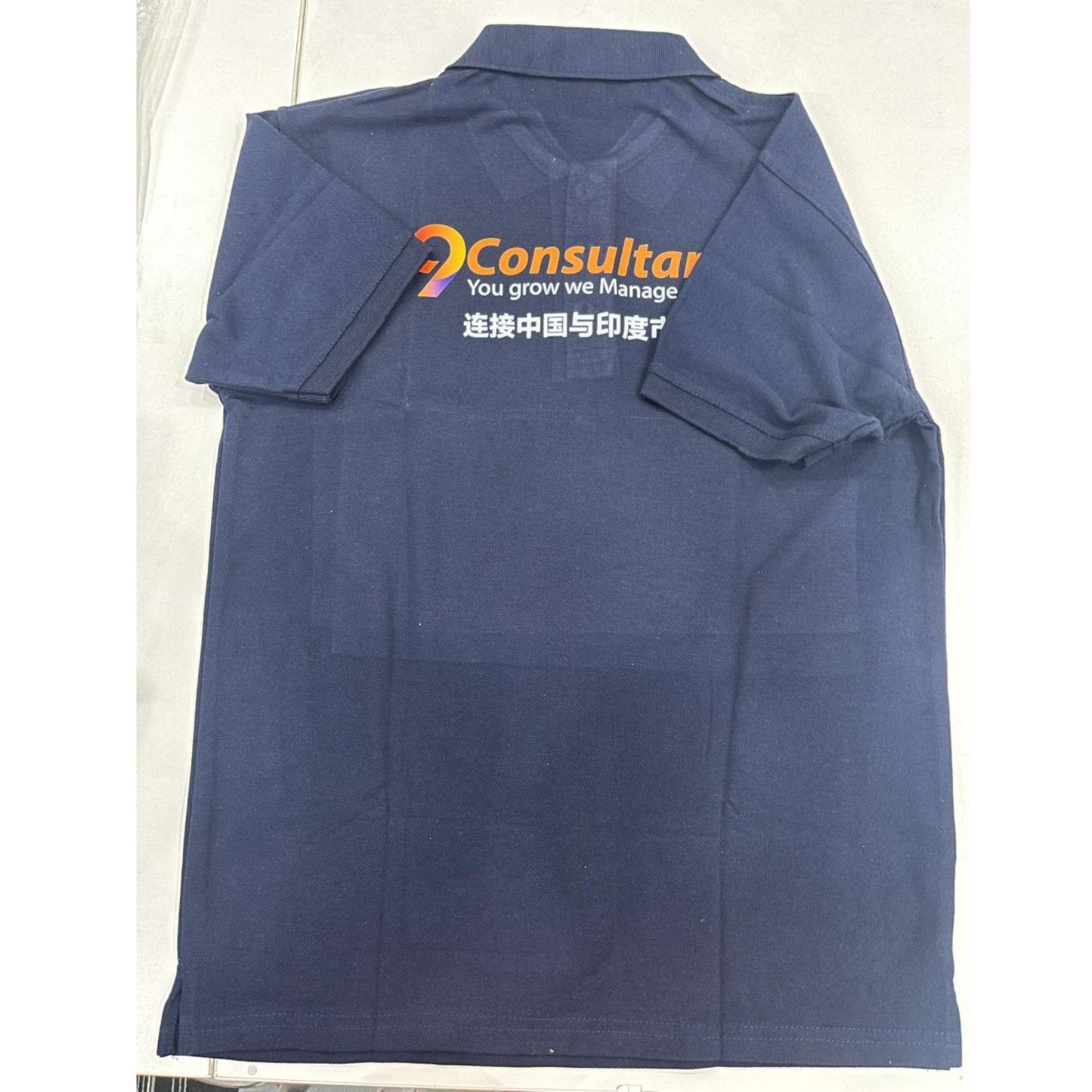 Poly Cotton Matty T-Shirts with Logo Printing for Corporate Uniforms