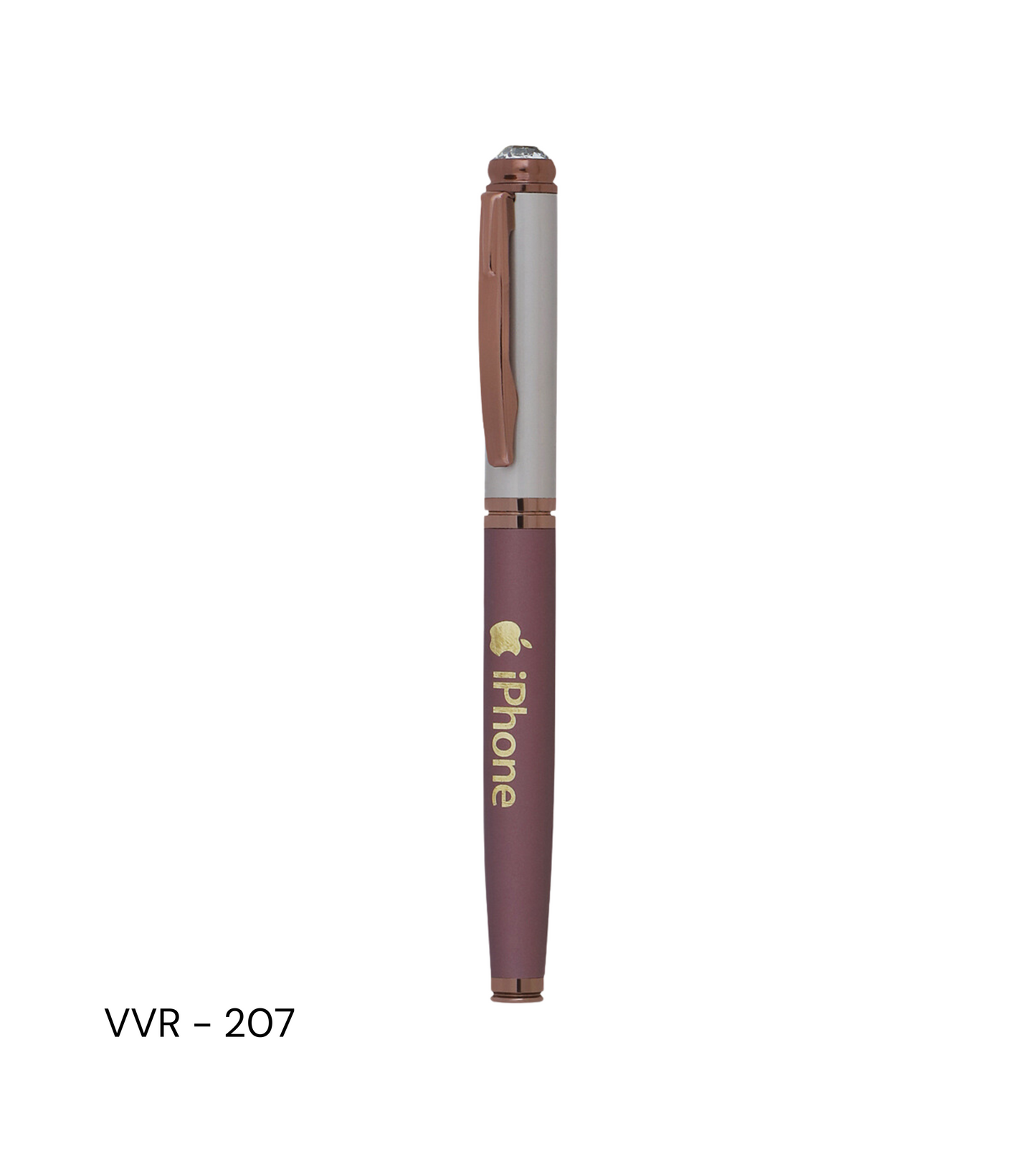 Custom roller pen VVR207, an elegant executive gifting option with a sleek design and personalized engraving for a sophisticated touch.