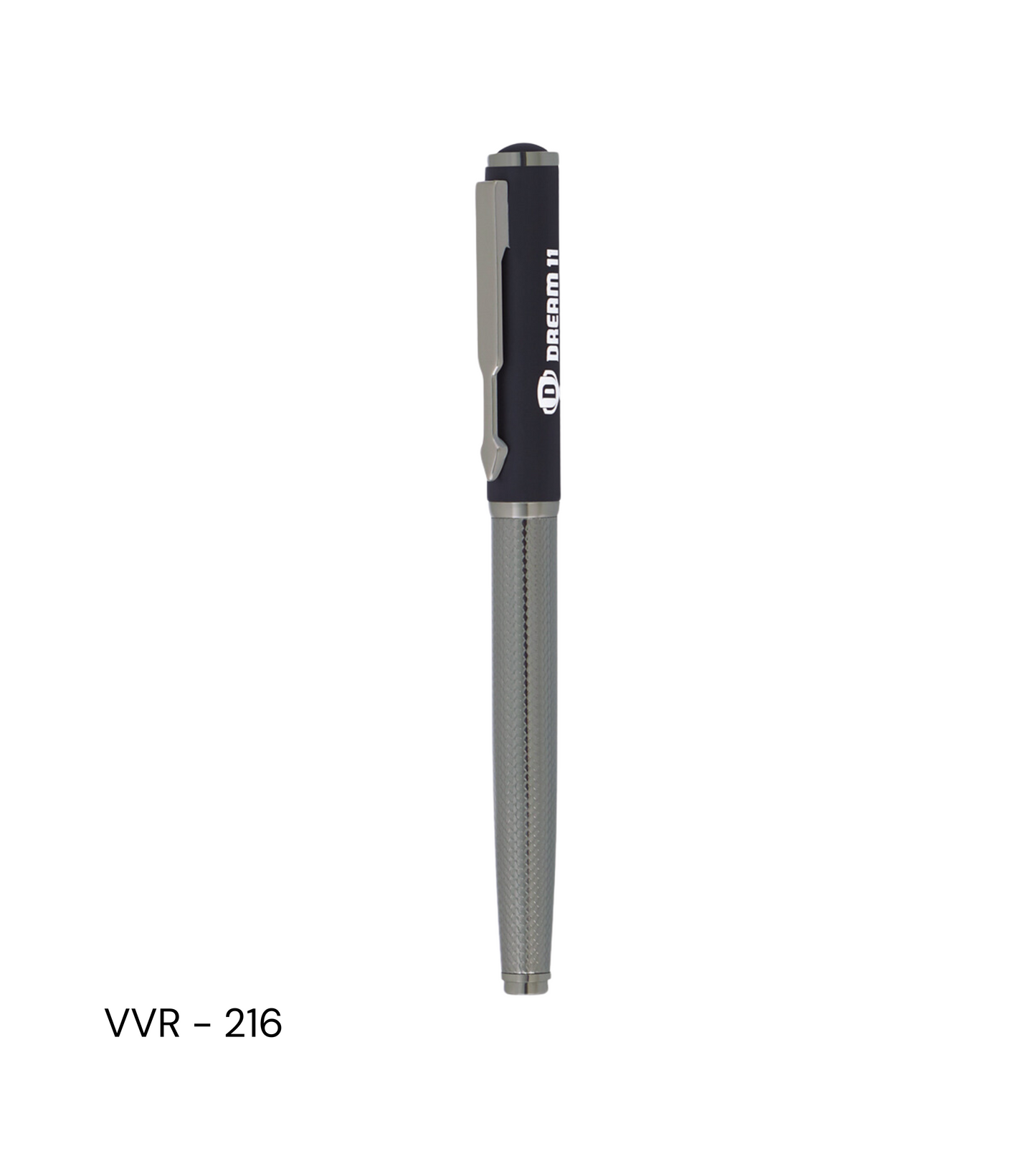 Custom metallic gold roller pen VVR216 with engraved design, ideal for personalized gifting and professional use.