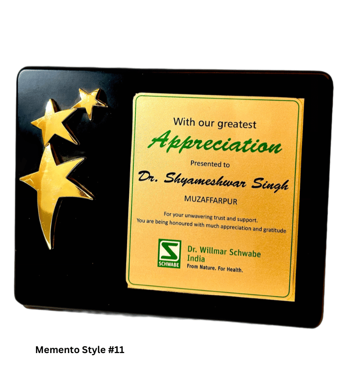 Custom Wooden Memento with Box – Elegant Personalized Gift for Corporate & Special Events