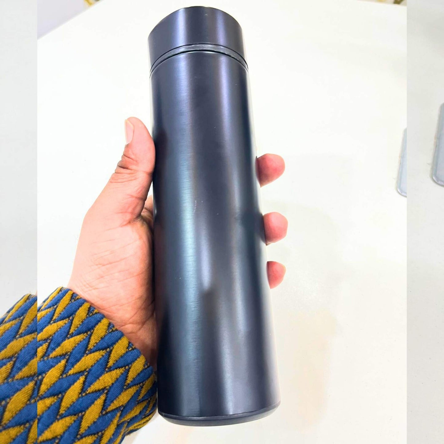 Personalized Stainless Steel Water Bottle with Smart LED Temperature Display | Insulated Vacuum Flask