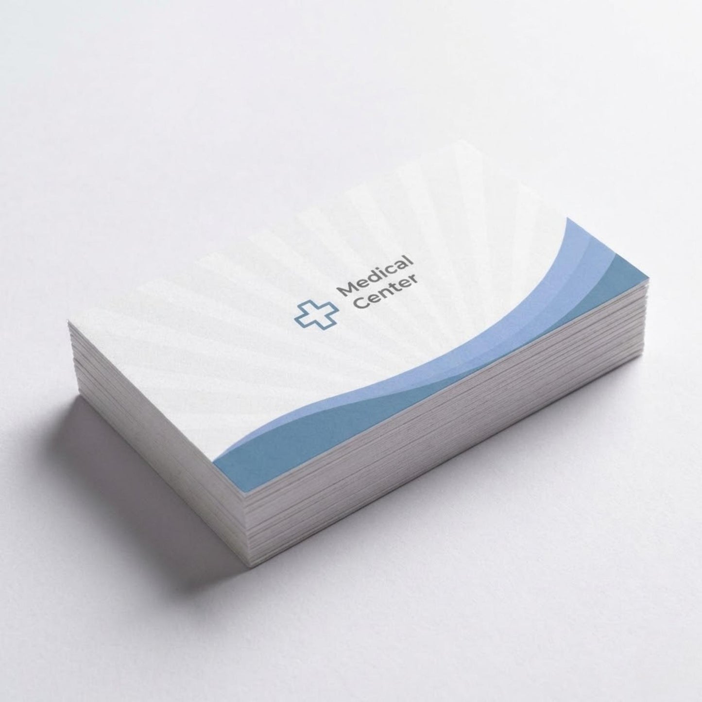 Velvet Paper Visiting Card for Doctors – 350 GSM Square Corner | Soft Touch Finish