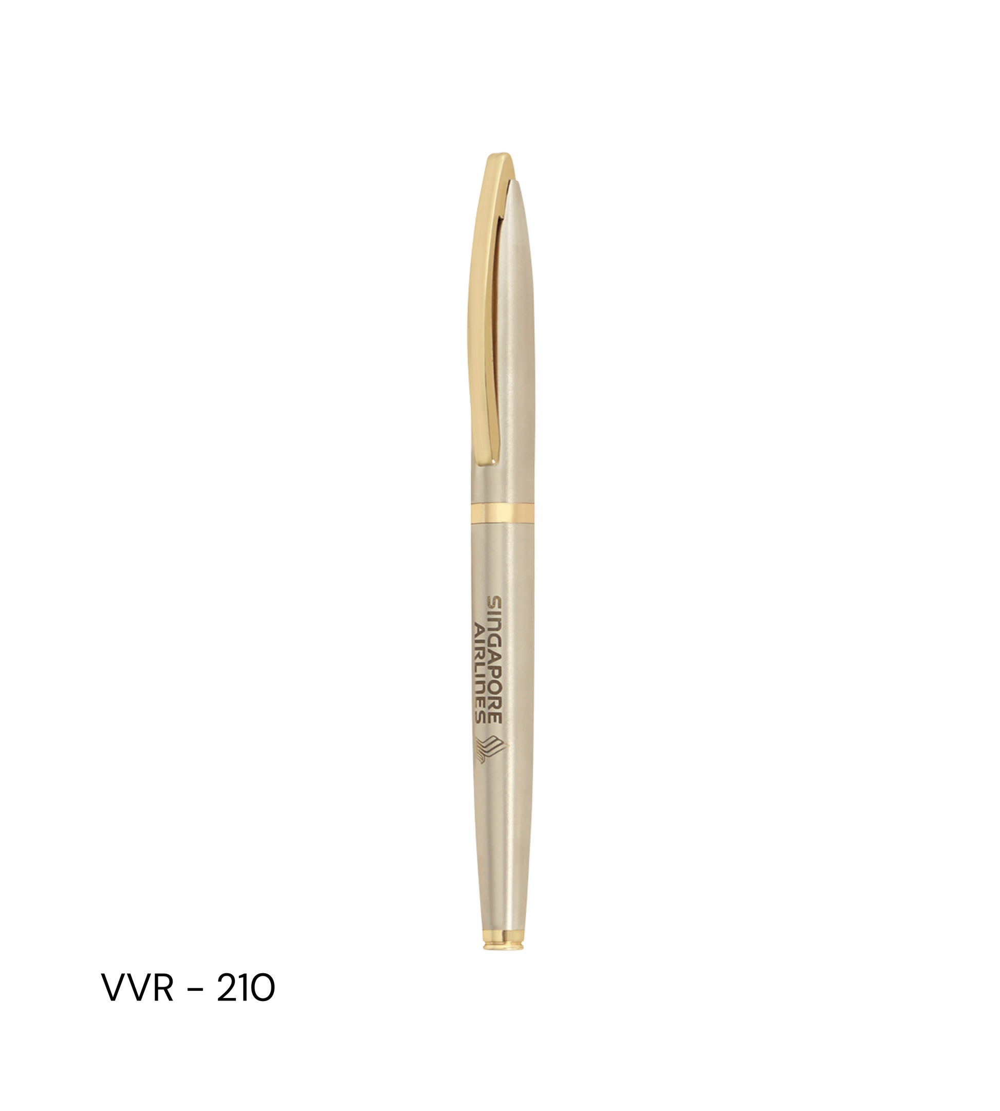 Engraved roller pen VVR210 designed for professional use, offering a sleek and elegant writing experience with custom engraving.
