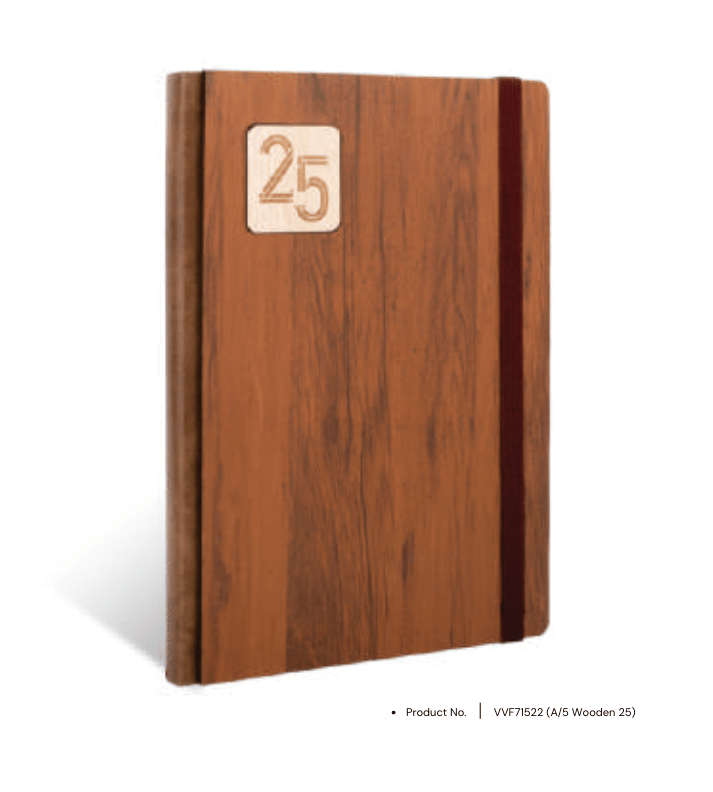 Foam diary VVF71522 with personalized design and magnetic closure, perfect for corporate gifts and professional use.