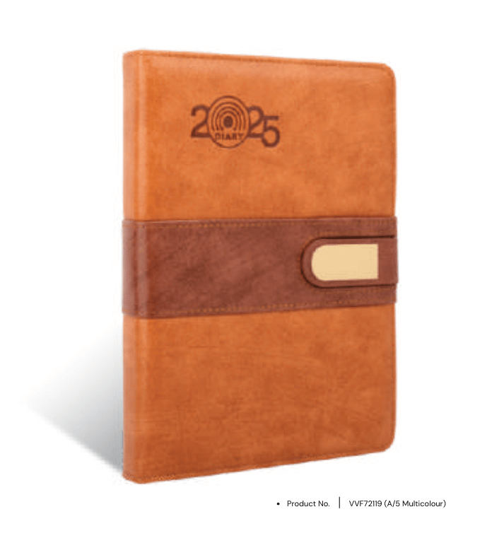 Foam diary VVF72119 with customizable planner design, perfect for corporate gifts and professional use.