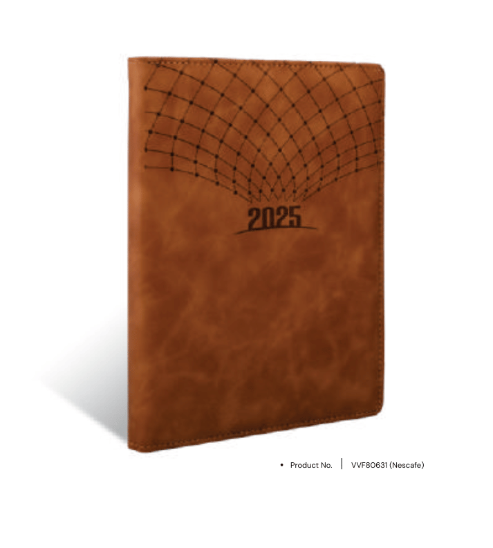 Foam diary VVF80631 with custom personalization, designed as a premium office gift for corporate gifting and professional use.
