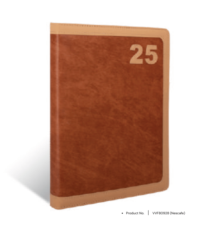 Foam diary VVF80928 with customized personalization, designed as a premium office gift for corporate gifting and professional use.