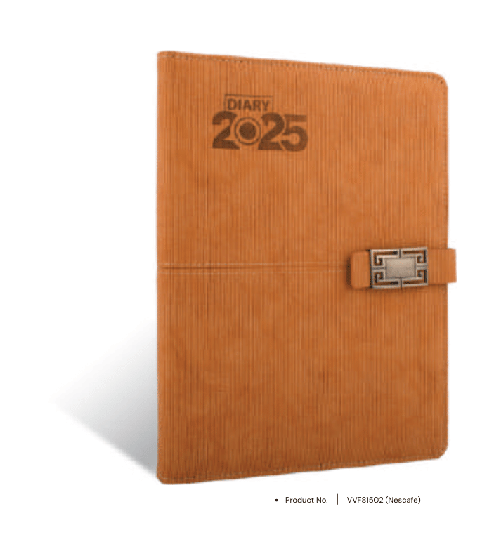 Foam diary VVF81502 with custom personalization, designed as a diary planner for professional and corporate gifting.