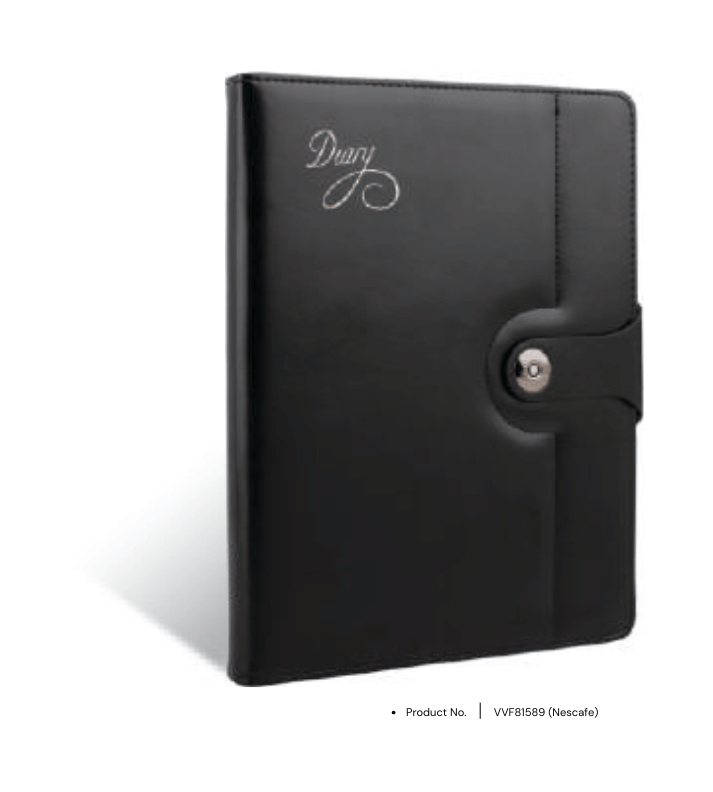 Foam diary VVF81589 with personalized design, perfect for corporate gifting and professional use.