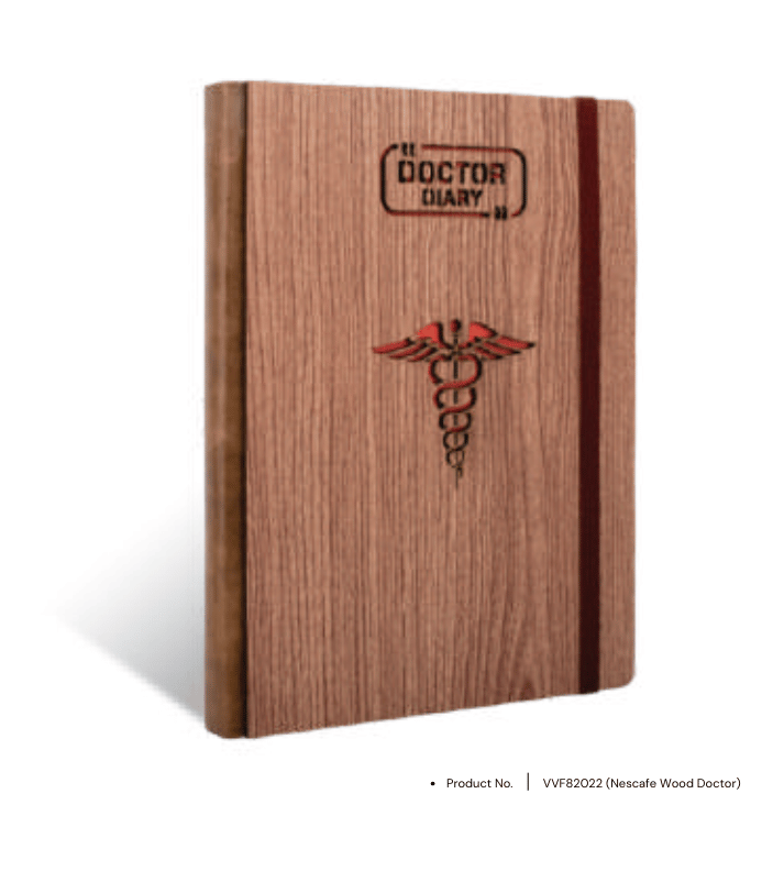 Foam diary VVF82022 with customized personal design, perfect for corporate gifting and professional use.