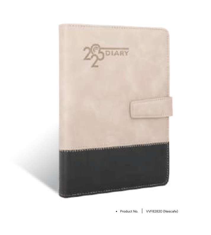 Foam diary VVF82820 with custom personalization and magnetic closure, ideal for office gifts and corporate gifting.