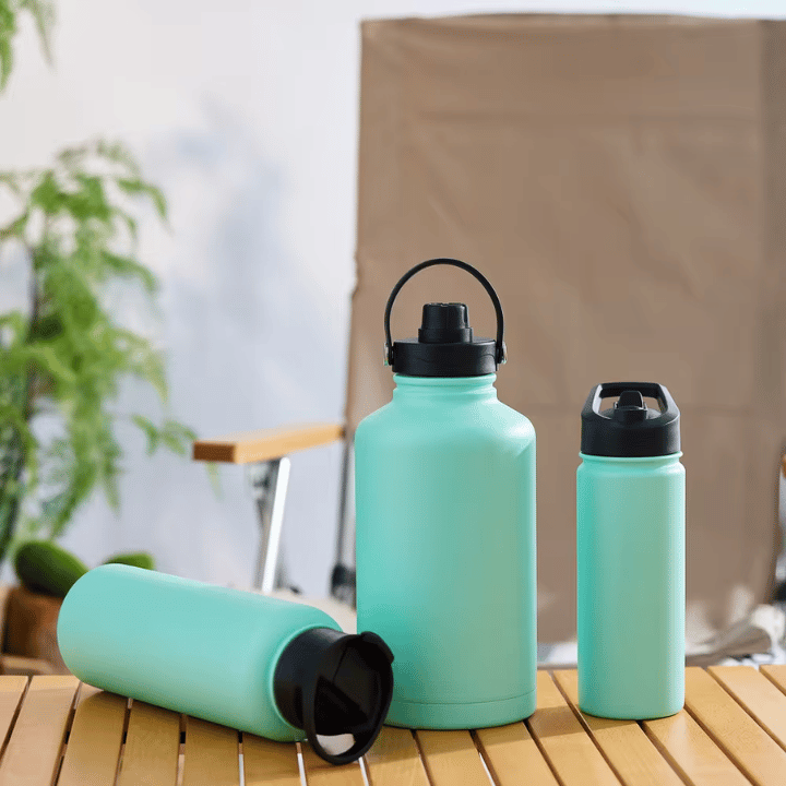 Insulated custom flask with name personalization, perfect for gifts, corporate branding, and outdoor activities.