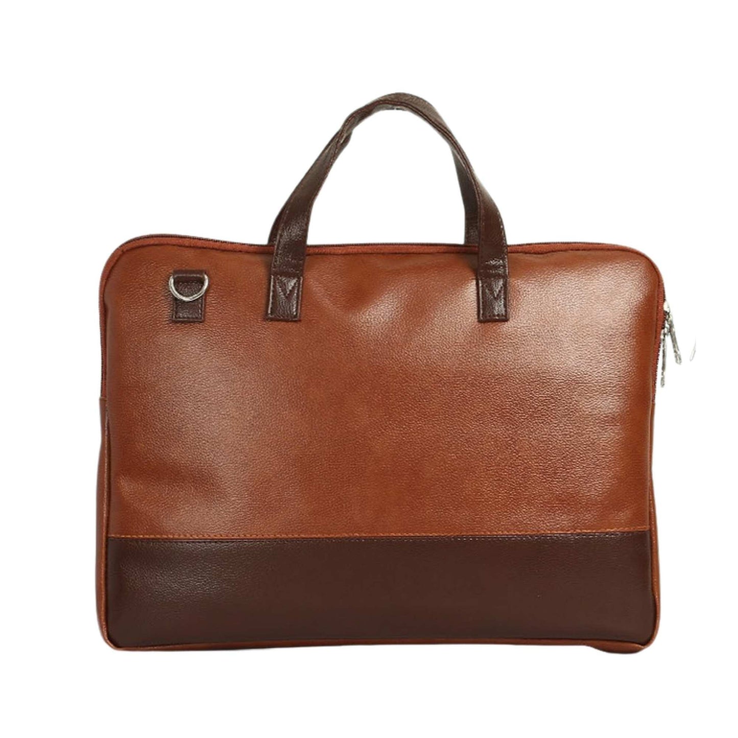 Premium Leather Laptop Bag for Men | Office & Business Briefcase with Multiple Compartments | Fits up to 15.6-Inch Laptop