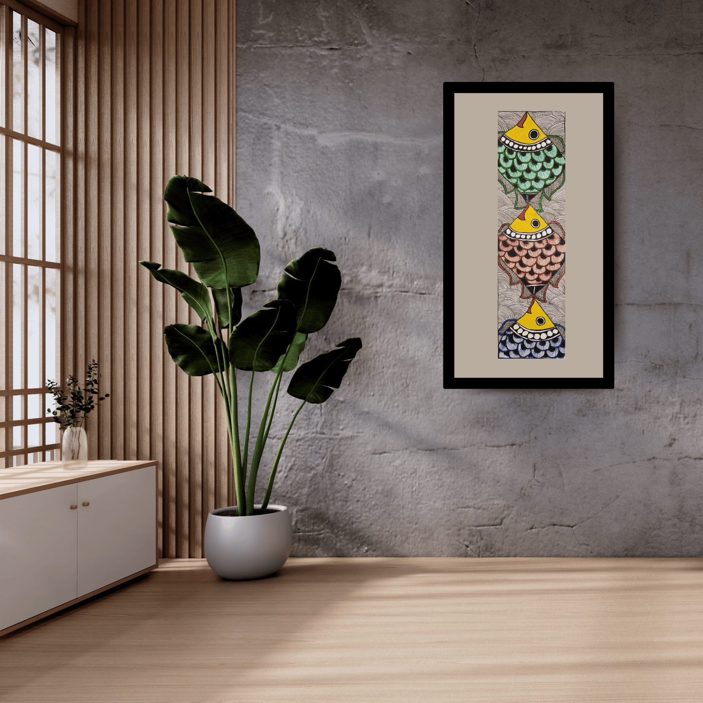 Handcrafted Madhubani Fish Painting | Traditional Indian Folk Art