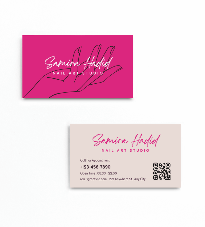 Makeup Artist Visiting Card | Premium 350 GSM | Customizable Design | Professional Quality