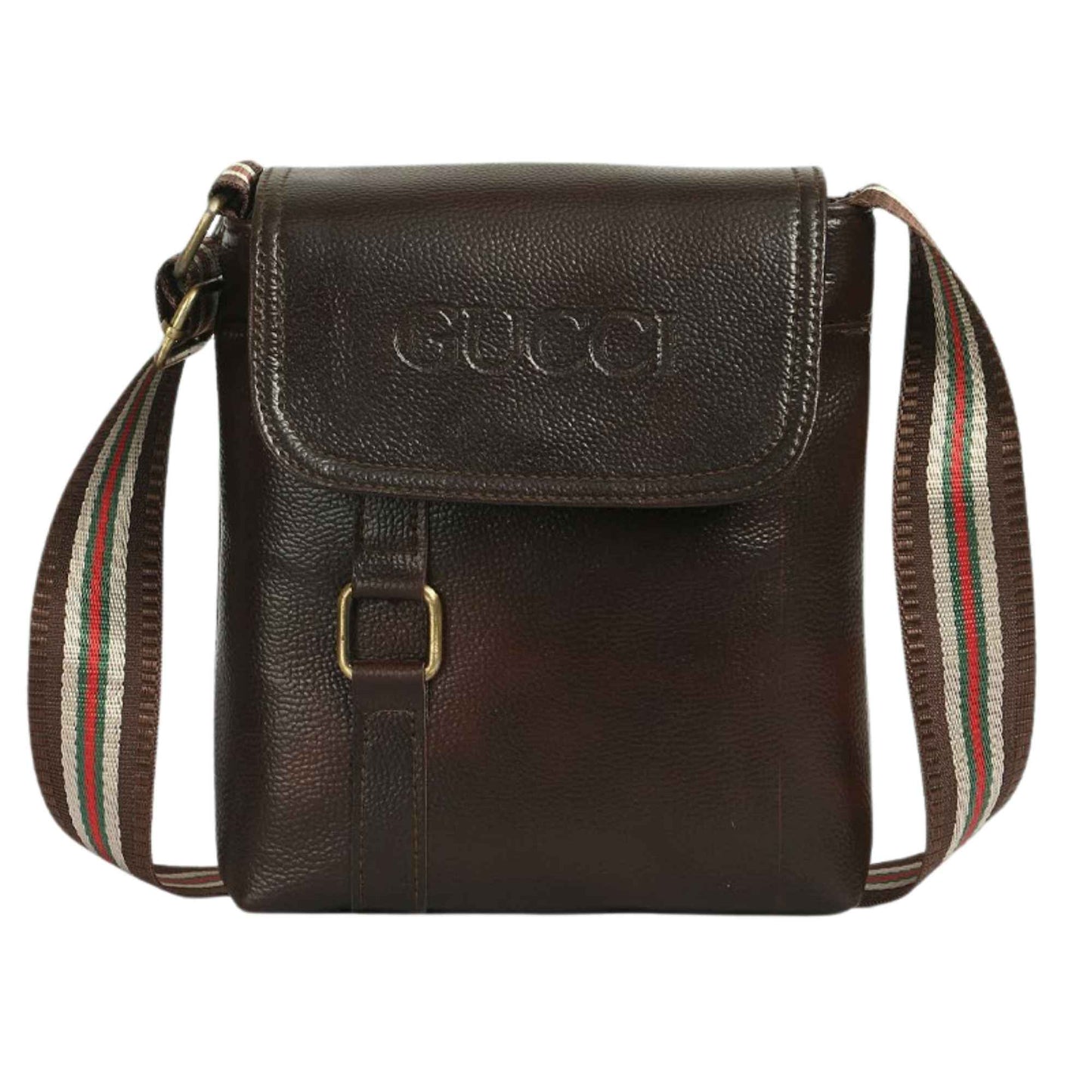 Premium Leather Men’s Sling Bag | Stylish Crossbody Shoulder Bag for Daily Use, Travel & Office | Adjustable Strap, Multiple Zipper Pockets