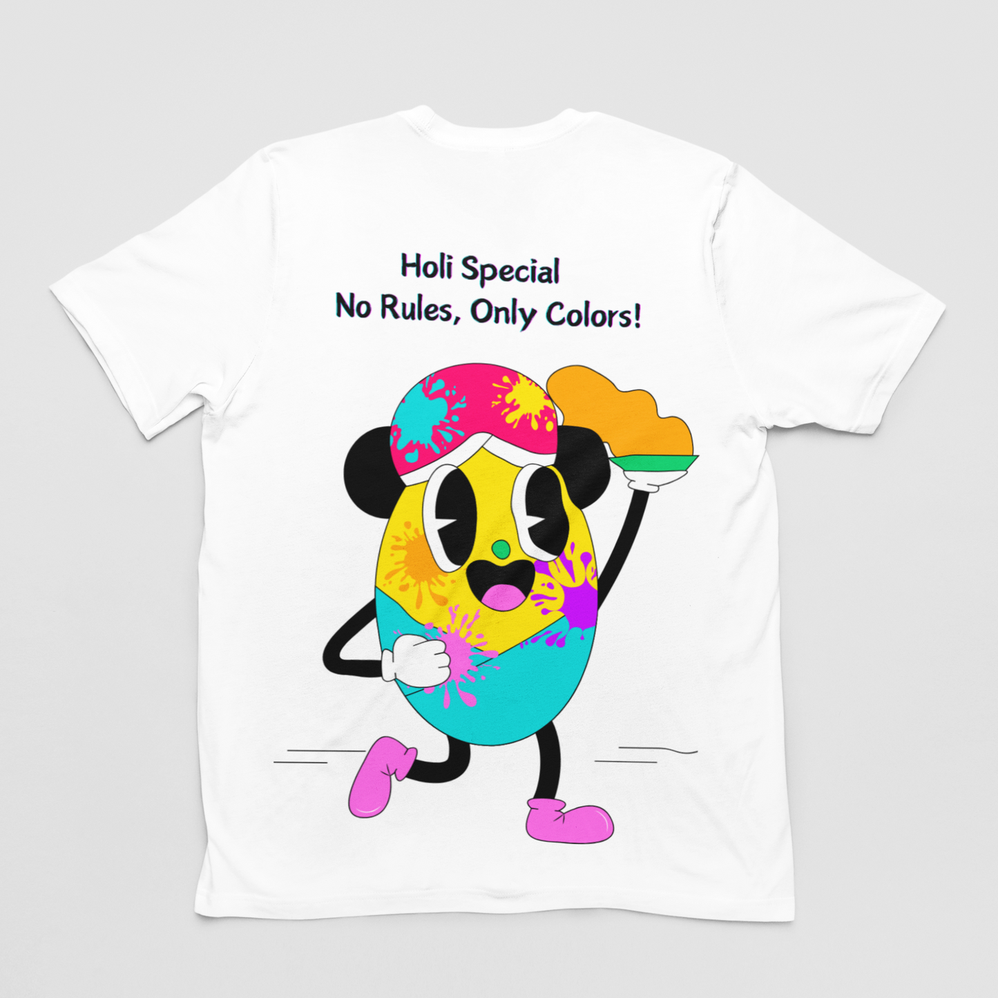 Holi Special Nirmal Dot-Knit T-Shirt – 160-180 GSM Comfort
