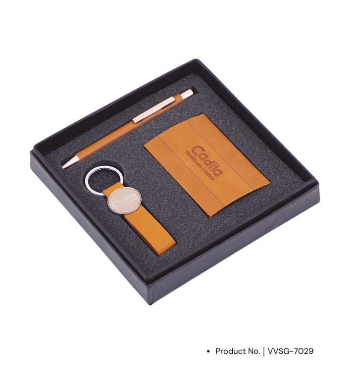 Premium Gift Set VVSG-7029 | Card Holder, Key Chain & Pen