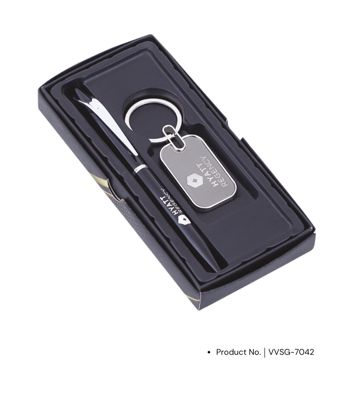 Premium Gift Set VVSG-7042: Key Chain & Pen Set