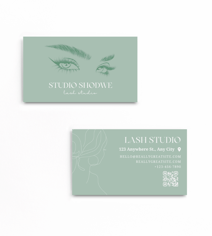 Makeup Artist Visiting Card | Premium 350 GSM | Customizable Design | Professional Quality