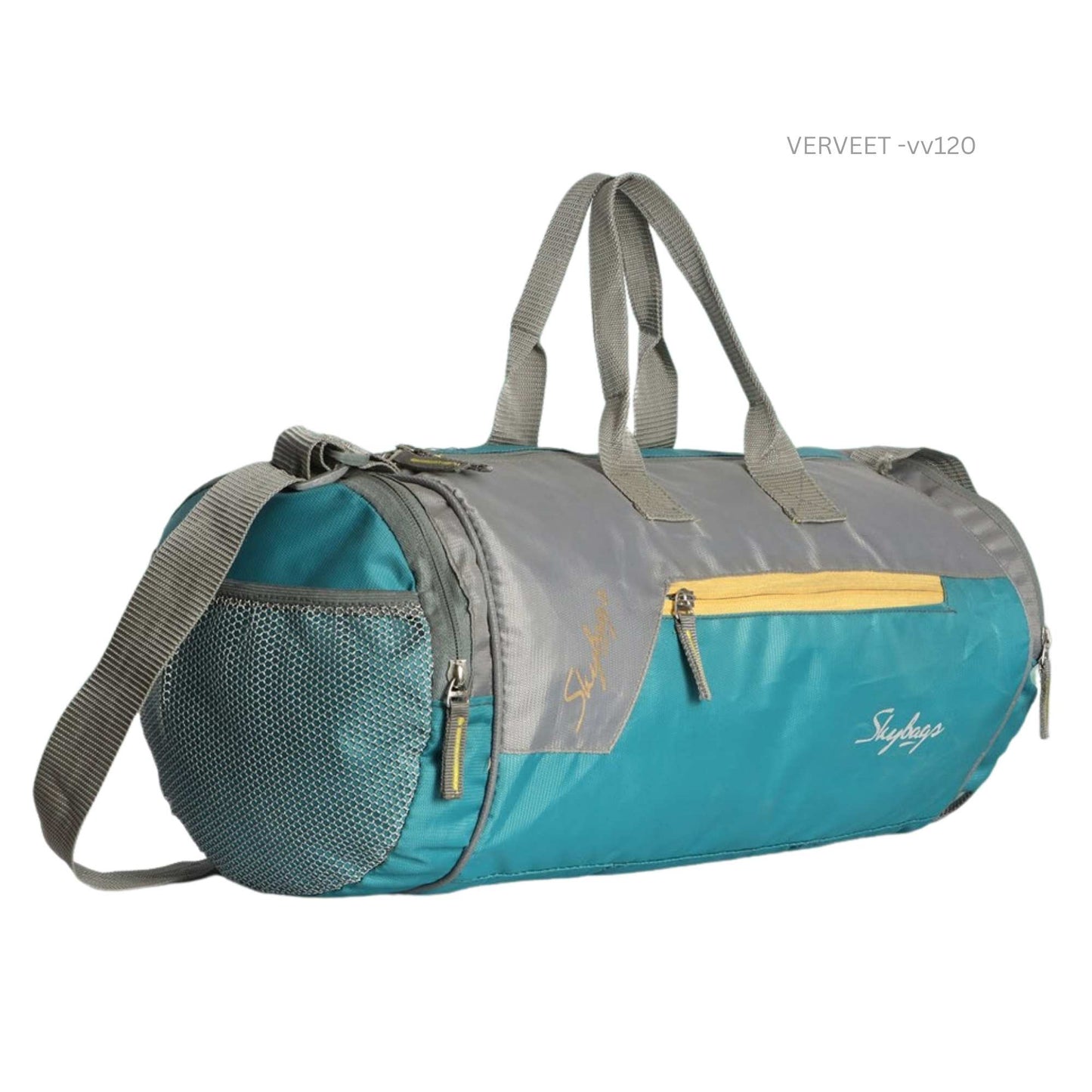 Stylish Gym & Travel Duffel Bag with Mesh Pocket | Sports & Fitness Carry Bag