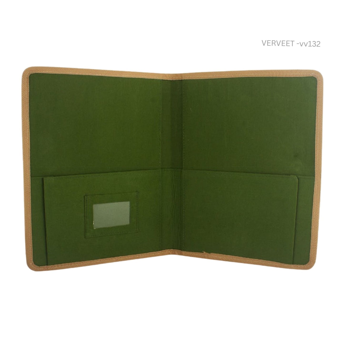 Eco-Friendly Jute File Folder with Button Closure | Handmade Sustainable Office Document Folder for Corporate Gifting