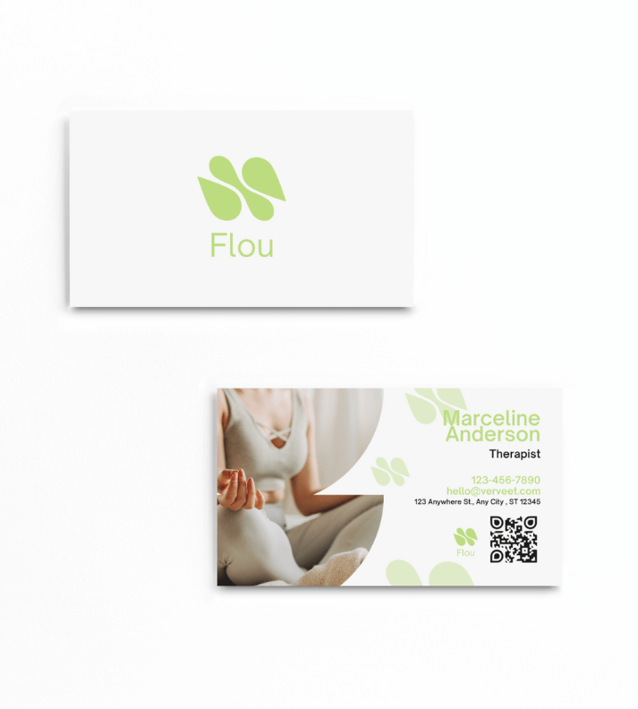 Therapist Business Card | Premium 350 GSM | Customizable Design | Professional Quality