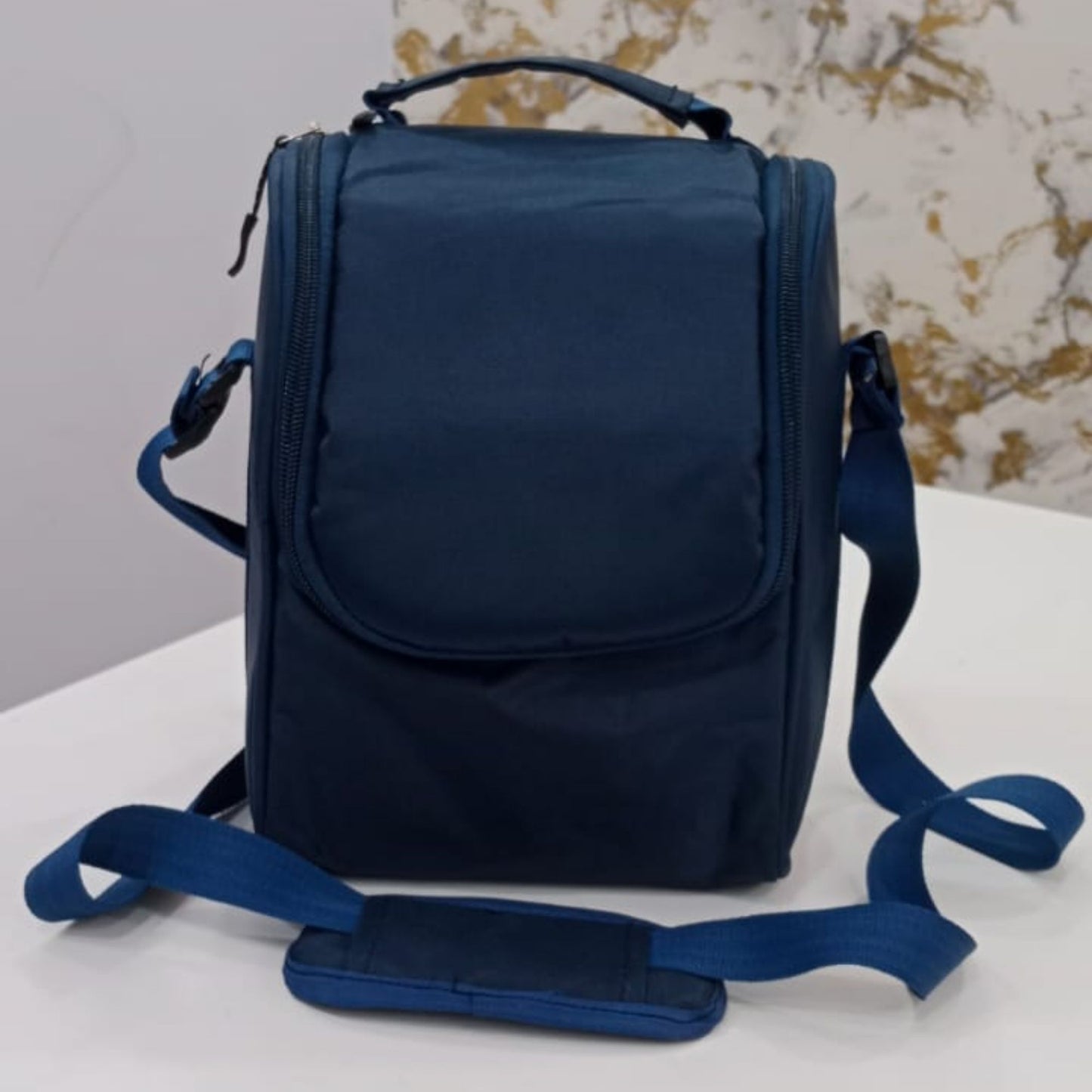 Insulated Lunch Bag with Steel Containers & Water Bottle – Office & Travel Tiffin Set