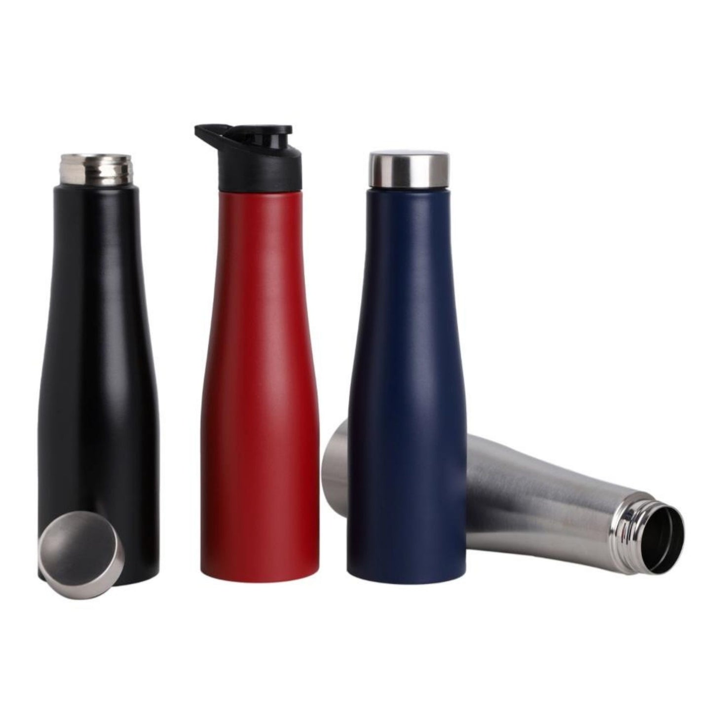 Vacuum stainless steel water bottle with thermal insulation, reusable hot and cold bottle for office, gym, and travel